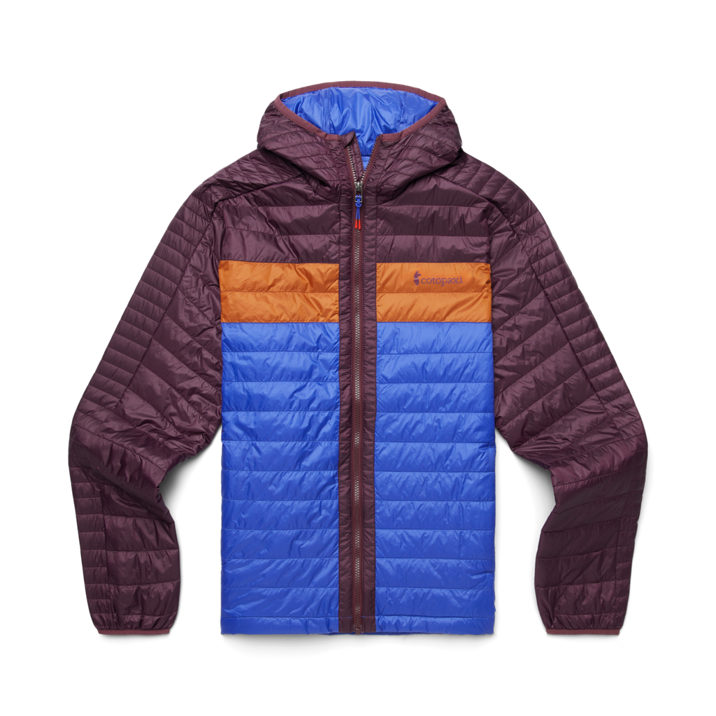 Capa Insulated Hooded Jacket - Men's, Wine/Blue Violet