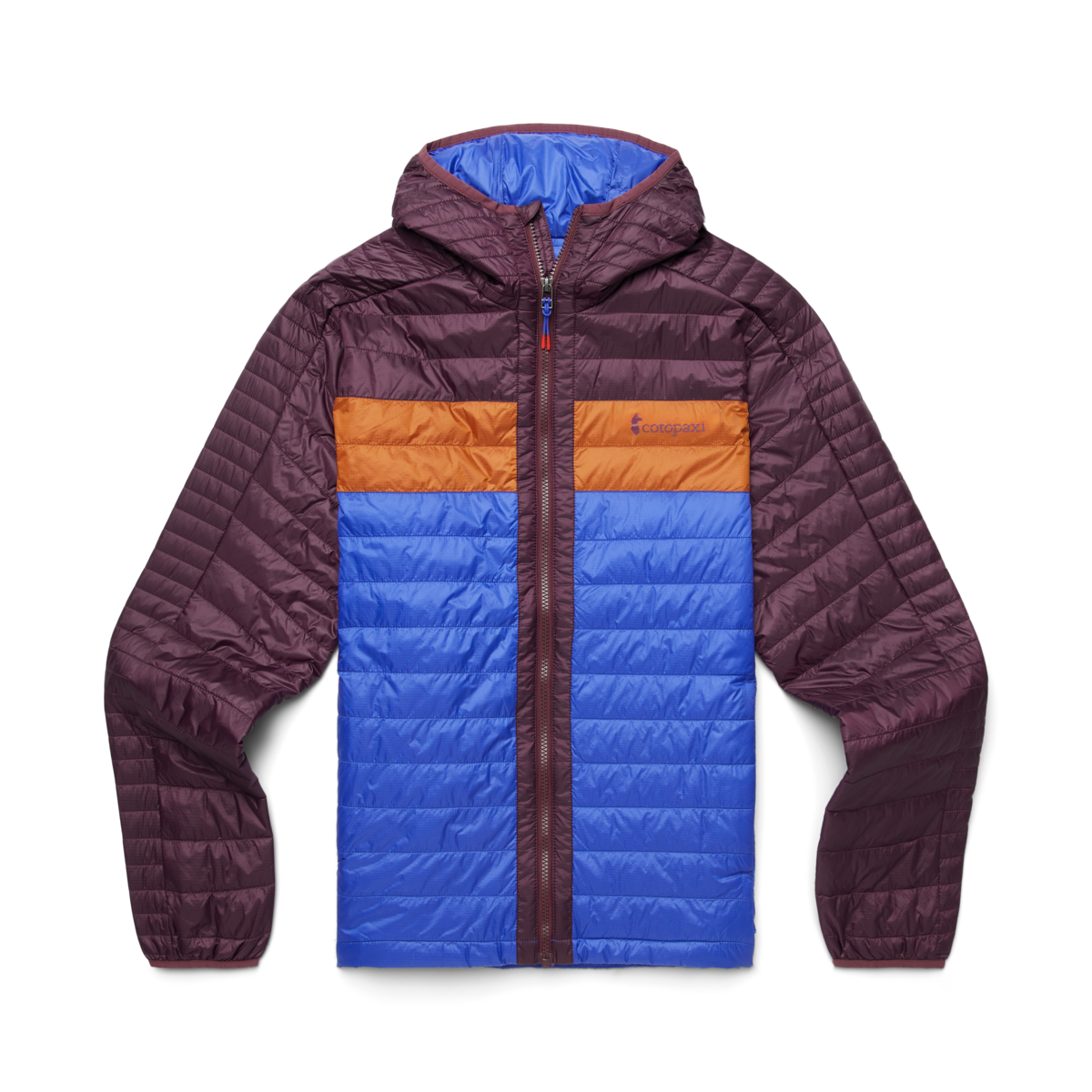 Capa Insulated Hooded Jacket - Men's, Wine/Blue Violet