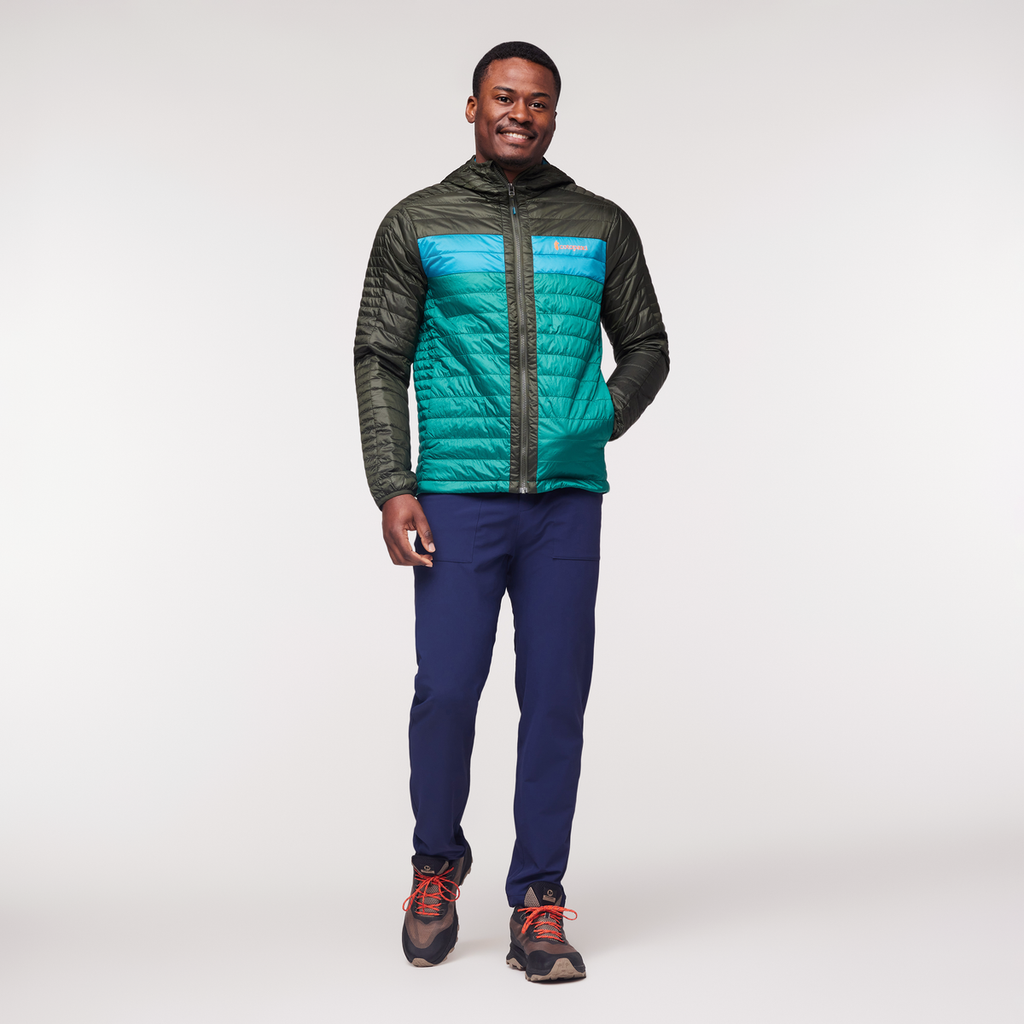 Capa Insulated Hooded Jacket - Men's, Woods/Greenery, Model Jeremy
