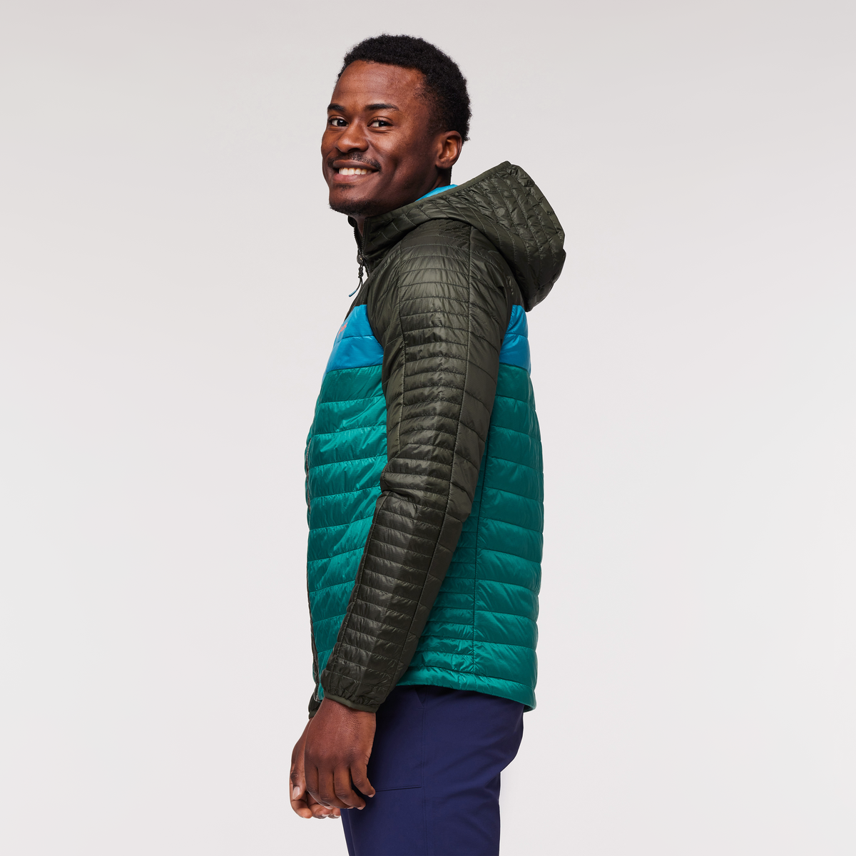 Capa Insulated Hooded Jacket - Men's, Woods/Greenery, Model Jeremy