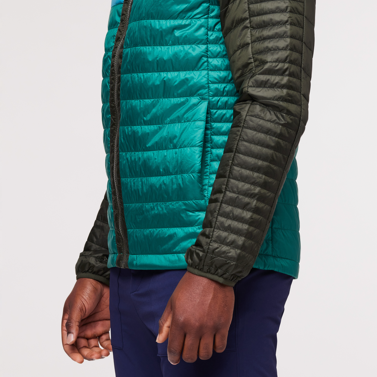 Capa Insulated Hooded Jacket - Men's, Woods/Greenery, Model Jeremy