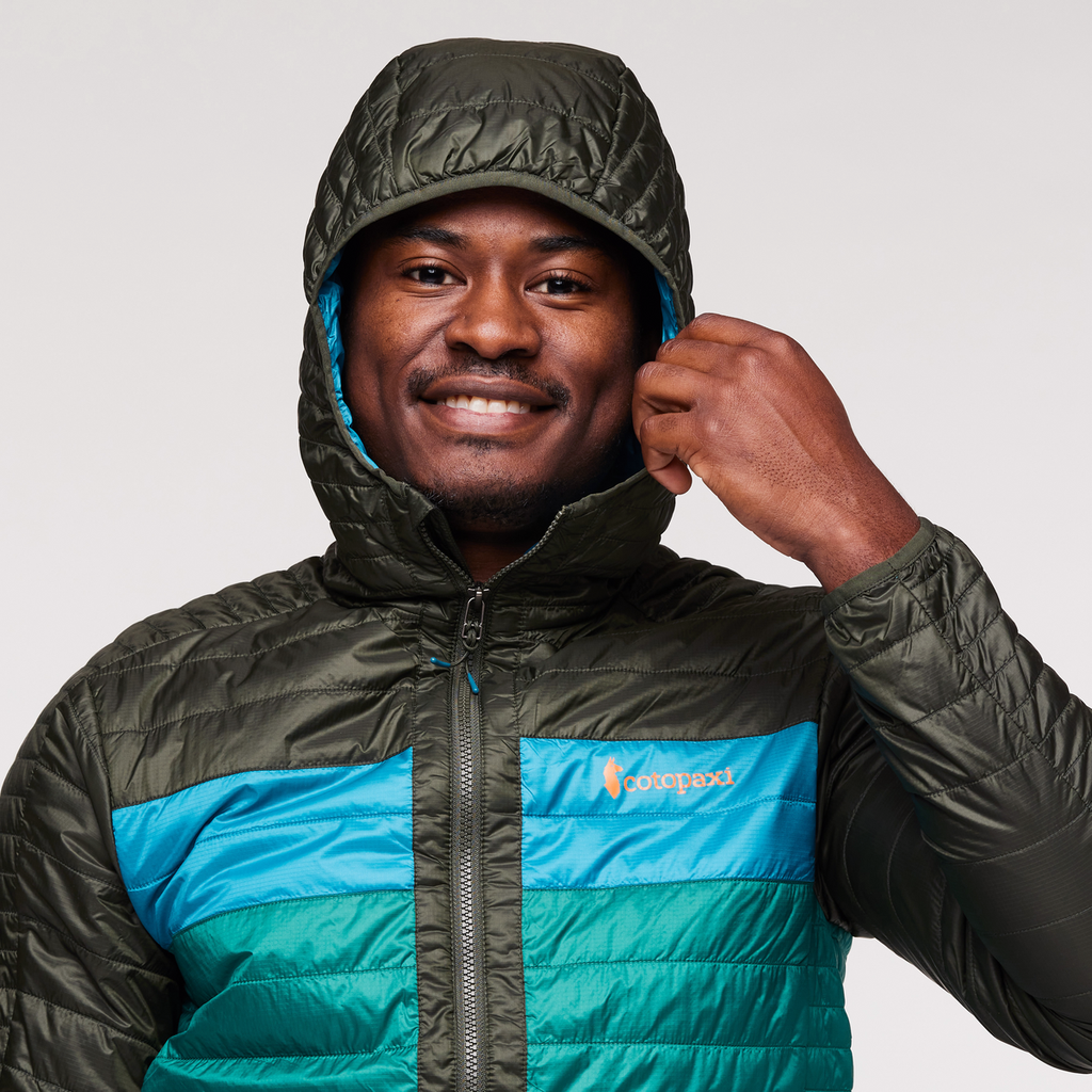 Capa Insulated Hooded Jacket - Men's, Woods/Greenery, Model Jeremy