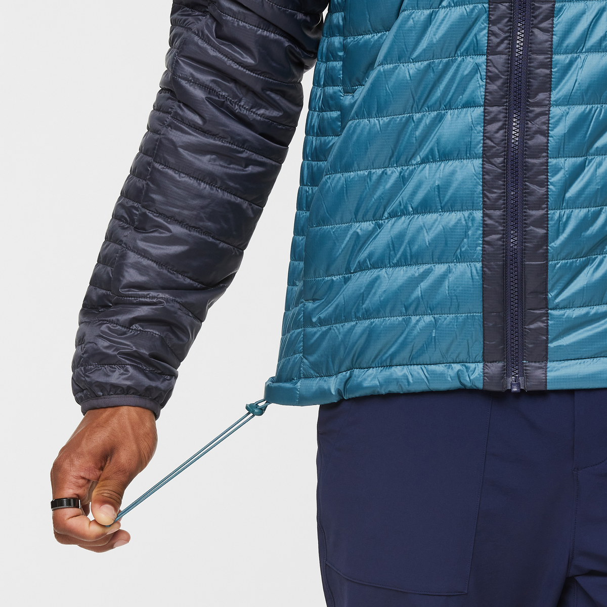 Capa Insulated Jacket - Men's, Graphite/Blue Spruce, Model Jason