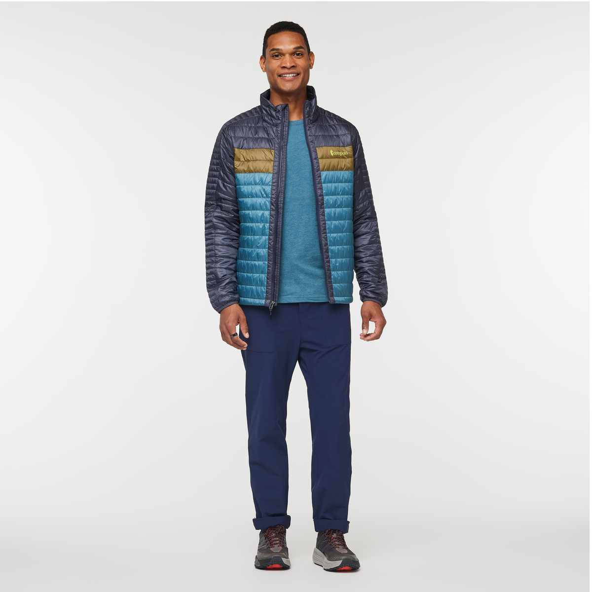 Capa Insulated Jacket - Men's, Graphite/Blue Spruce, Model Jason