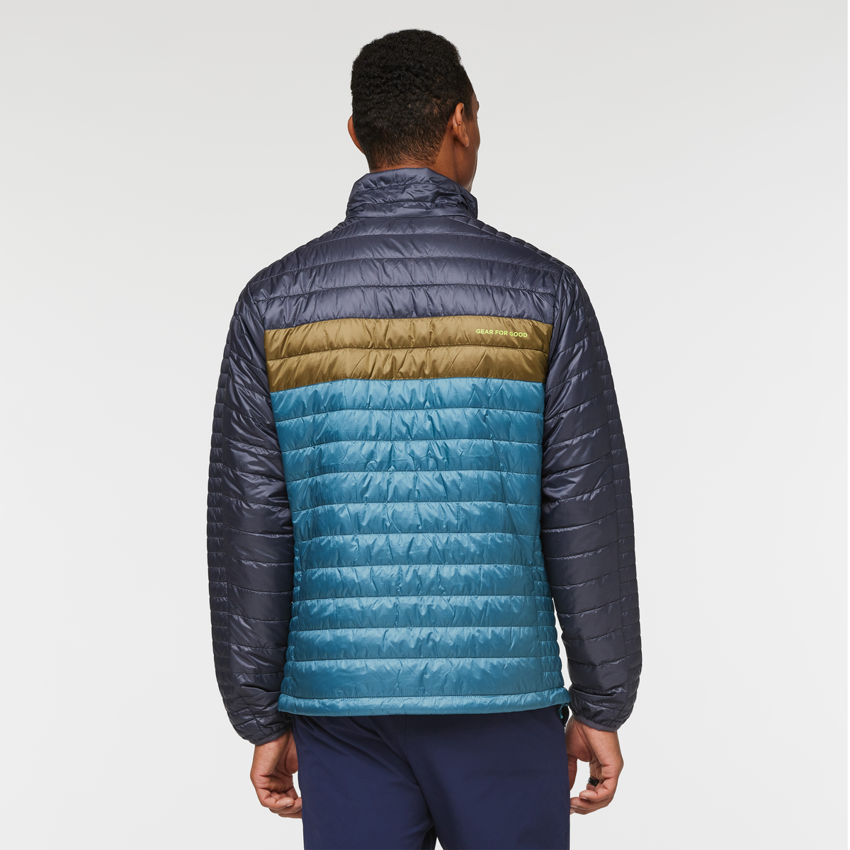 Capa Insulated Jacket - Men's, Graphite/Blue Spruce, Model Jason