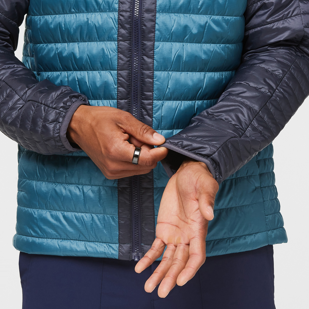 Capa Insulated Jacket - Men's, Graphite/Blue Spruce, Model Jason
