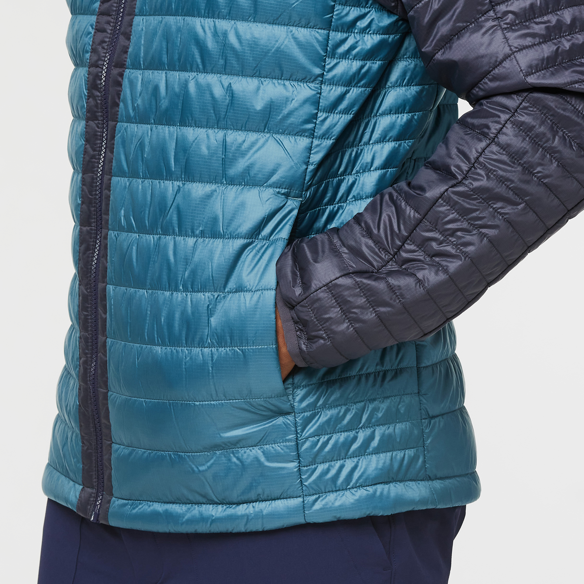 Capa Insulated Jacket - Men's, Graphite/Blue Spruce, Model Jason