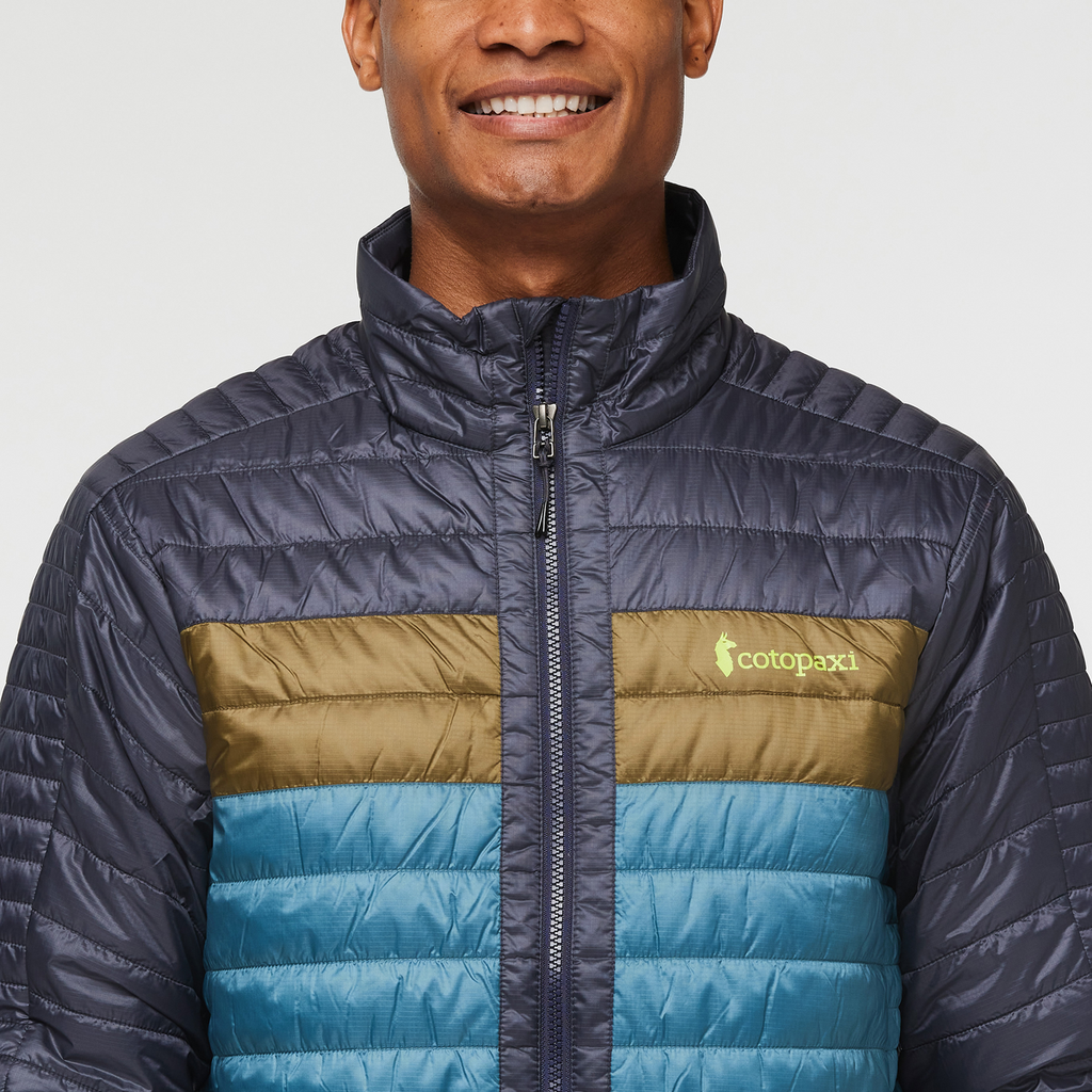 Capa Insulated Jacket - Men's, Graphite/Blue Spruce, Model Jason