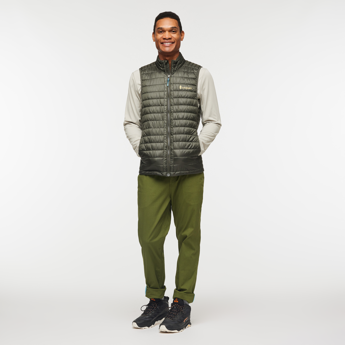 Capa Insulated Vest - Men's, Iron, Model Jason