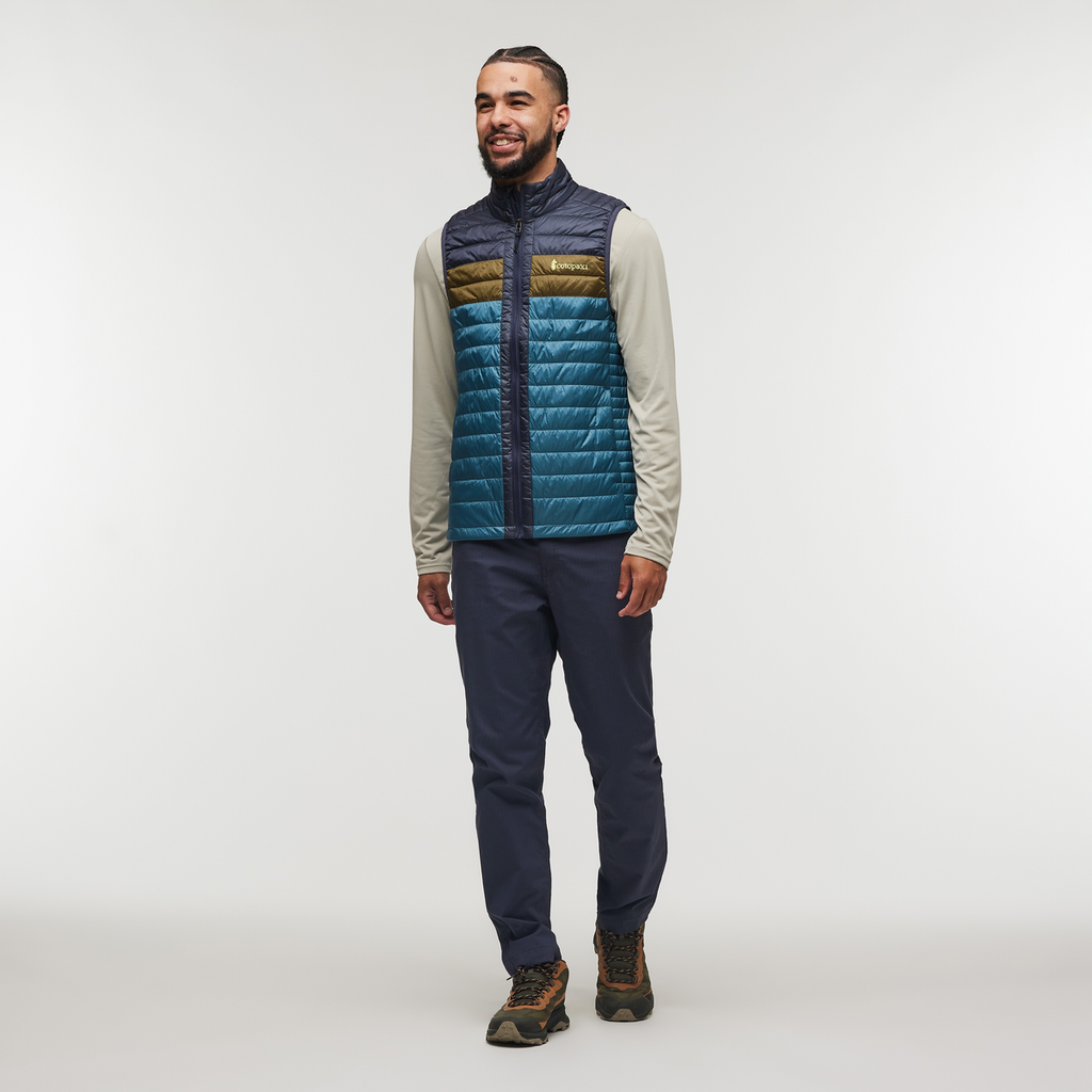 Capa Insulated Vest - Men's, Graphite/Blue Spruce, Model Alex