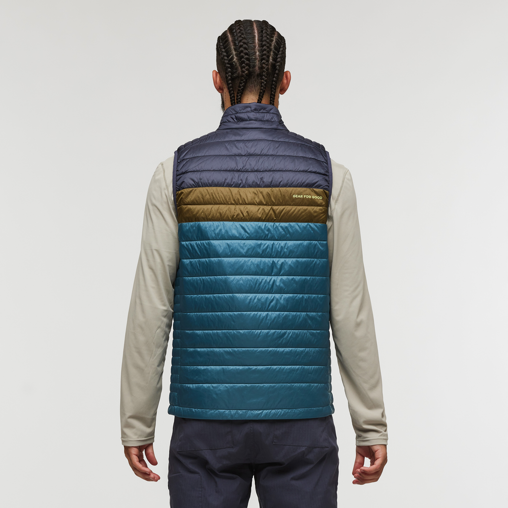 Capa Insulated Vest - Men's, Graphite/Blue Spruce, Model Alex