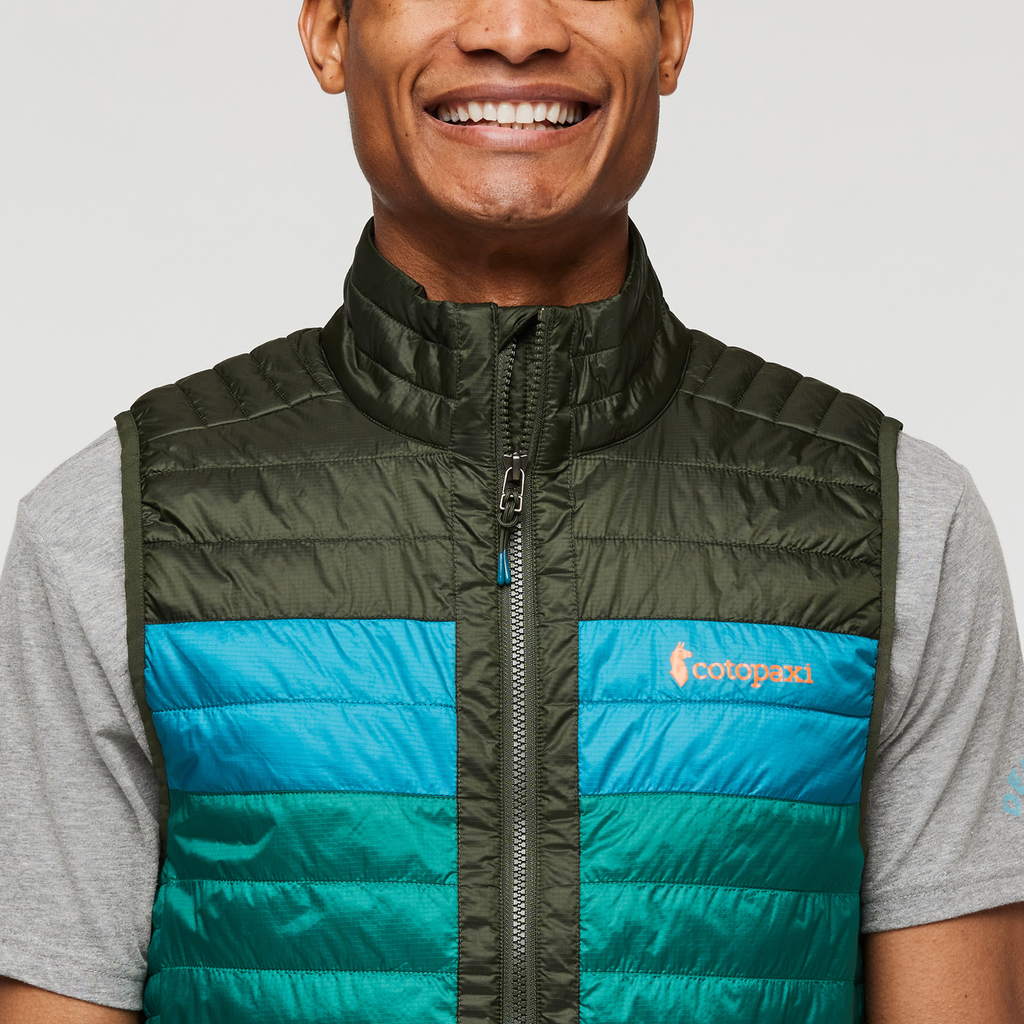 Capa Insulated Vest - Men's, Woods/Greenery, Model Jeremy