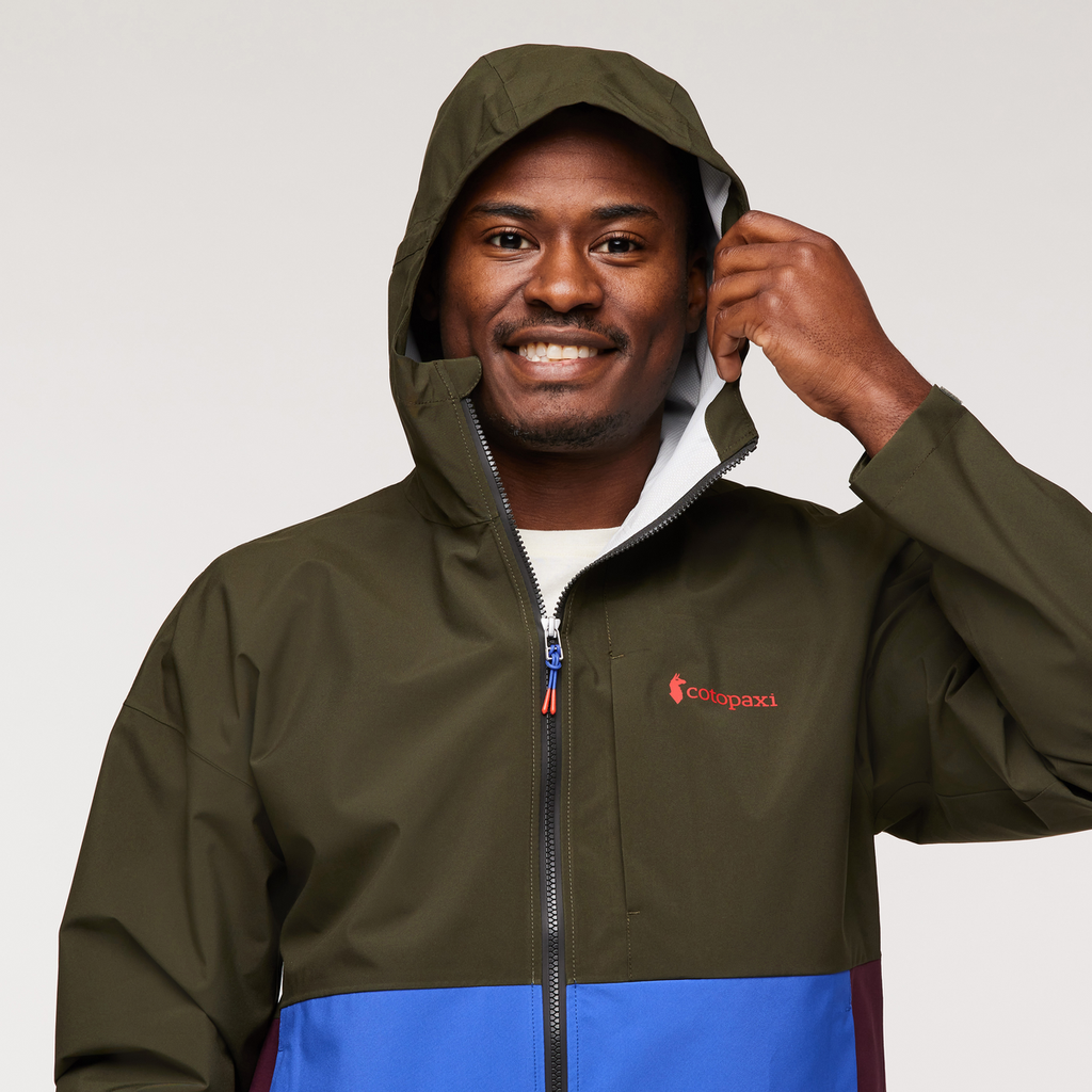 Cielo Rain Jacket - Men's, Woods, Model Jeremy