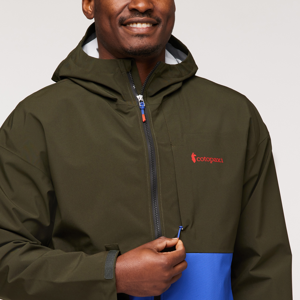 Cielo Rain Jacket - Men's, Woods, Model Jeremy