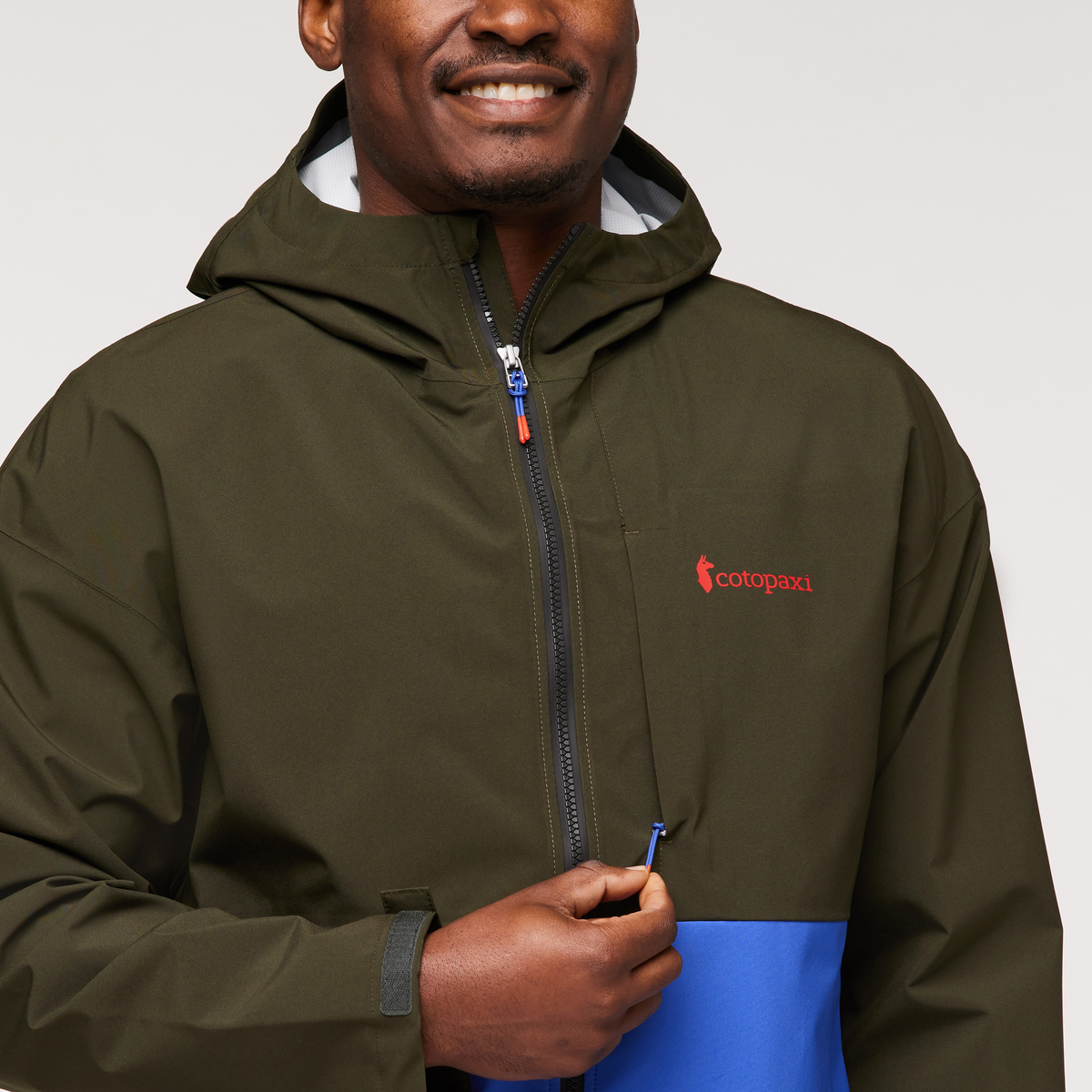 Cielo Rain Jacket - Men's, Woods, Model Jeremy