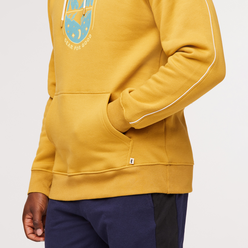 Day And Night Organic Pullover Hoodie - Men's, Amber, Model Jeremy