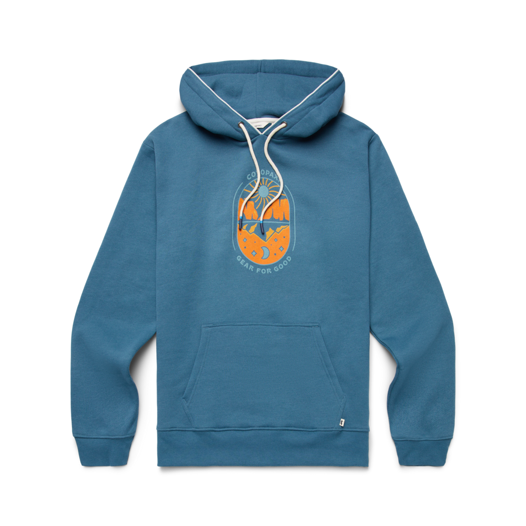 Day And Night Organic Pullover Hoodie - Men's, Blue Spruce