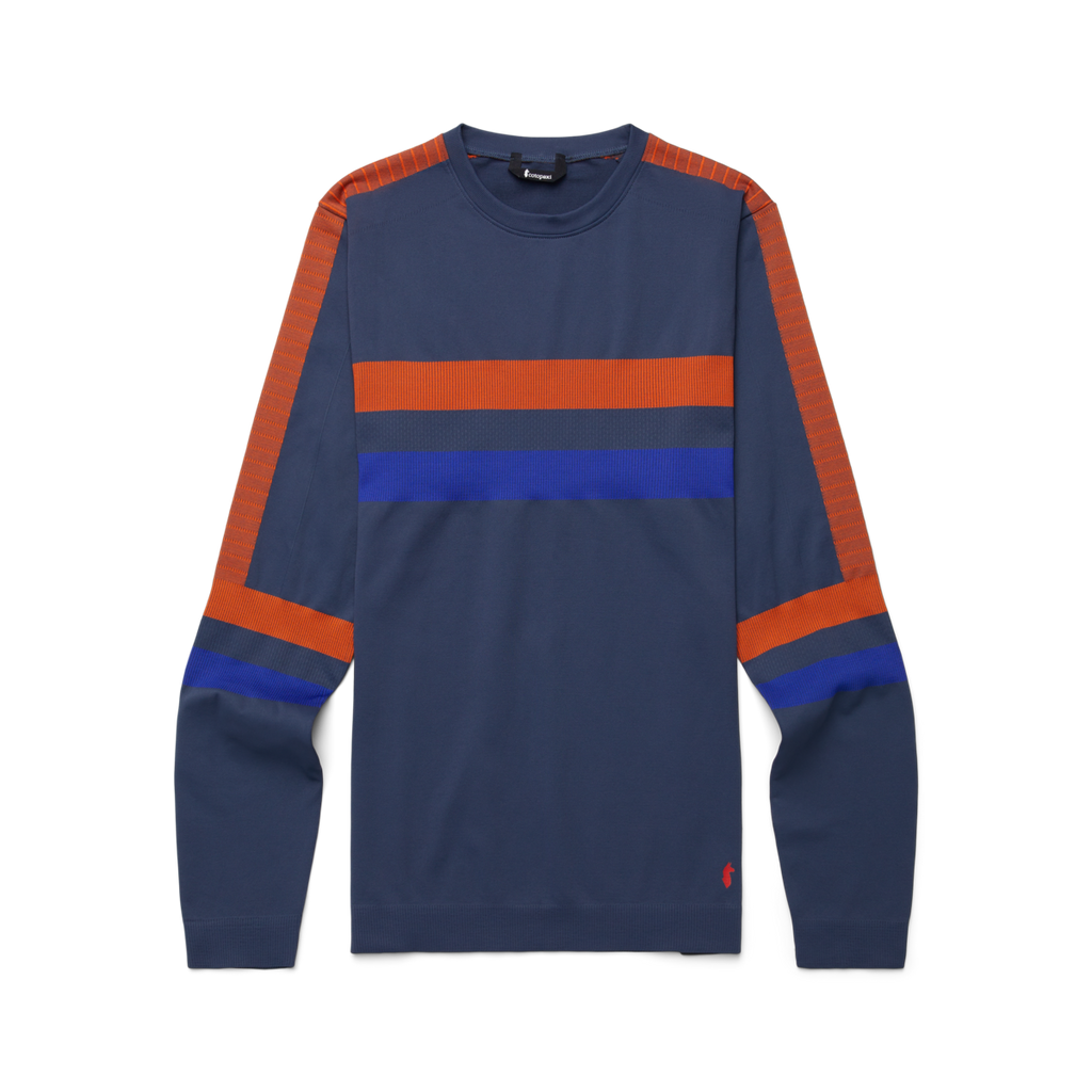 Debajo Seamless Baselayer Crew - Men's, Ink Stripes