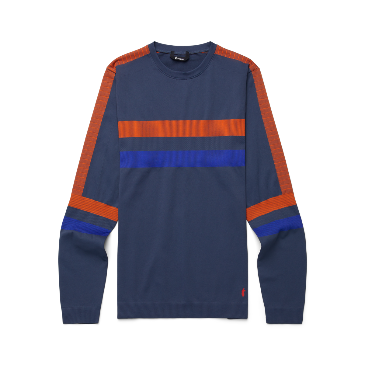 Debajo Seamless Baselayer Crew - Men's, Ink Stripes