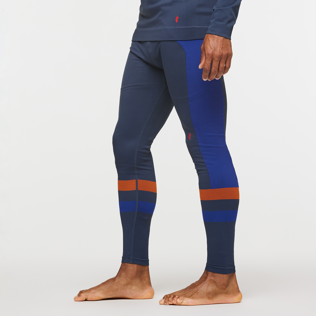 Debajo Seamless Baselayer Tight - Men's, Ink Stripes, Model Jason