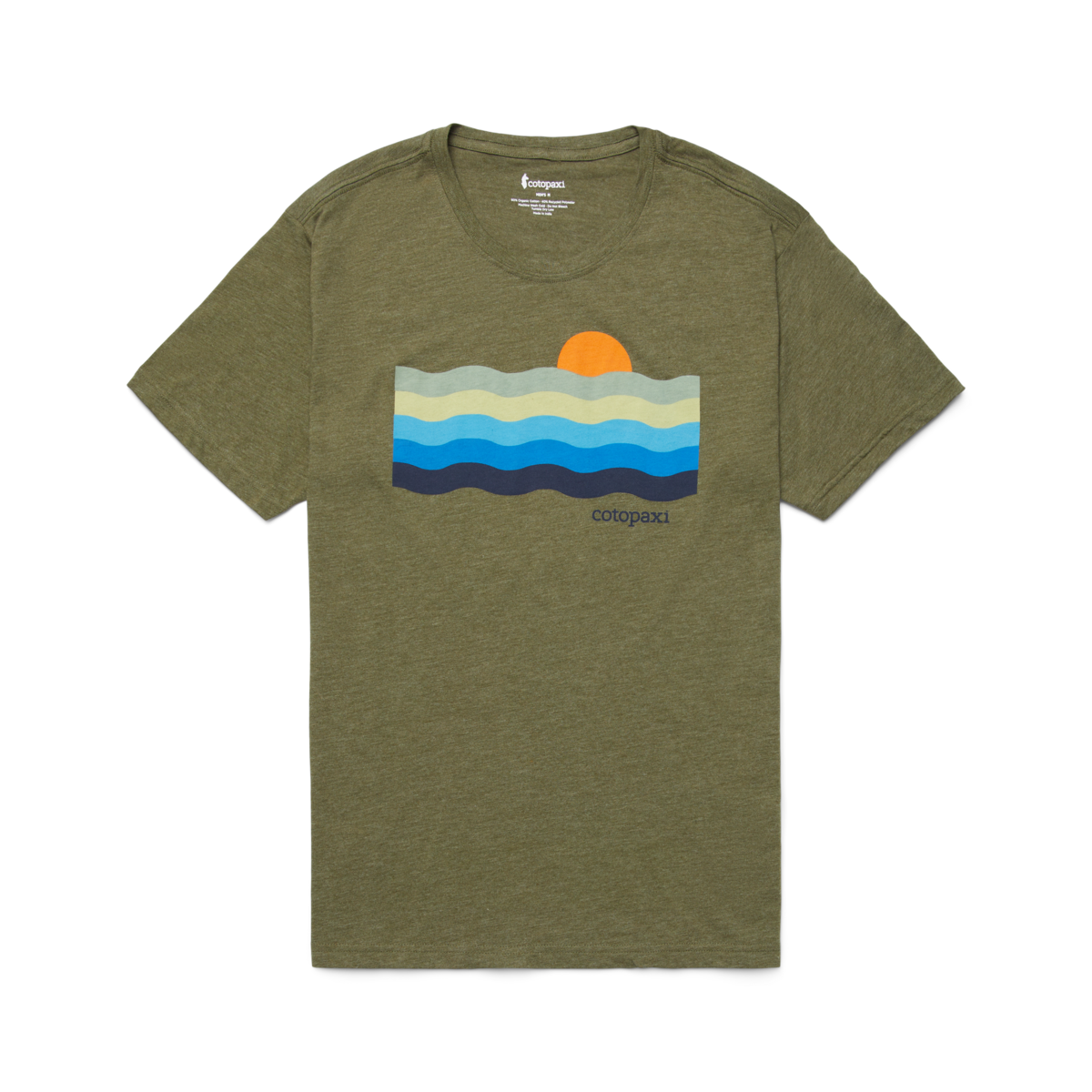 Disco Wave Organic T-Shirt - Men's, Pine
