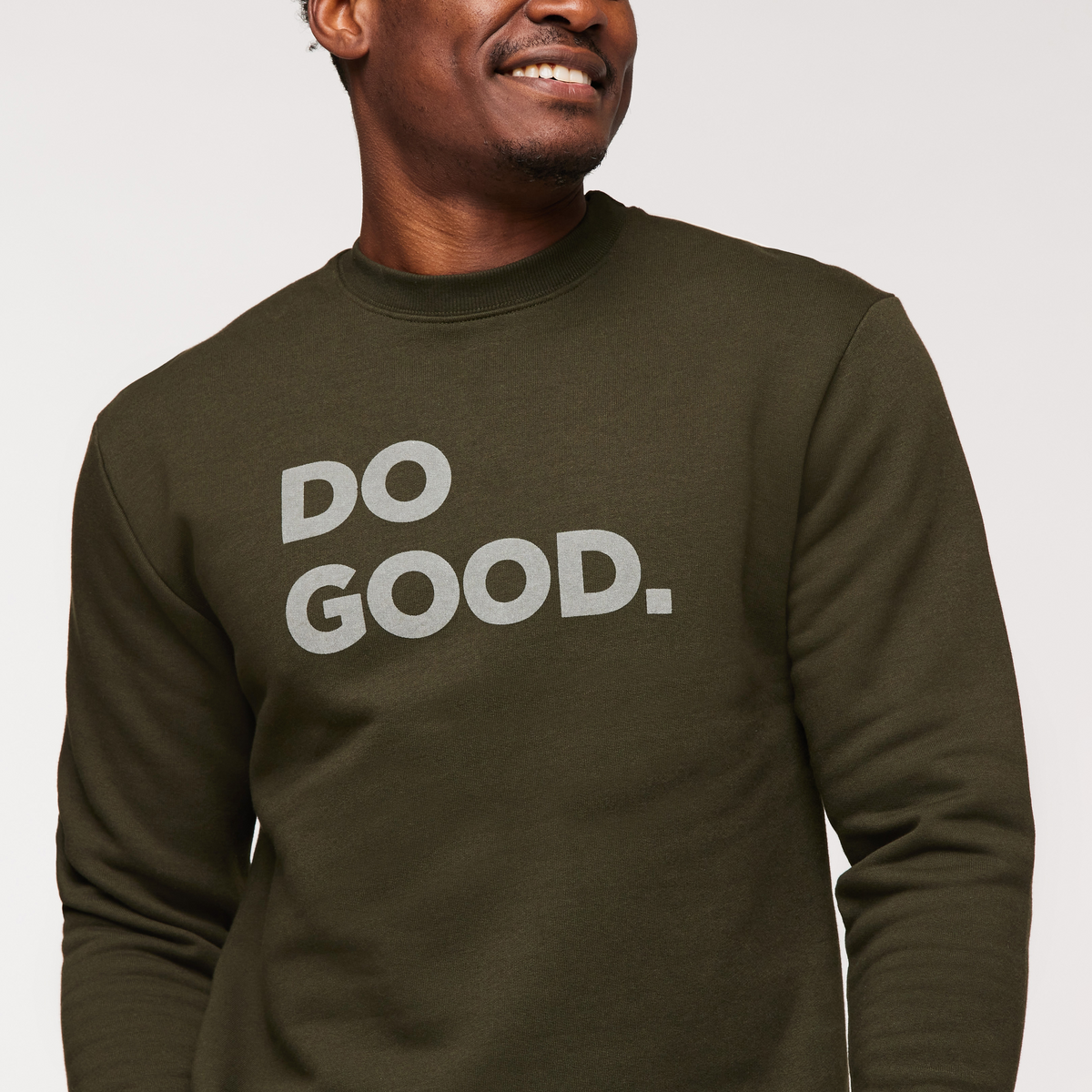 Do Good Crew Sweatshirt - Men's, Woods, Model Jeremy