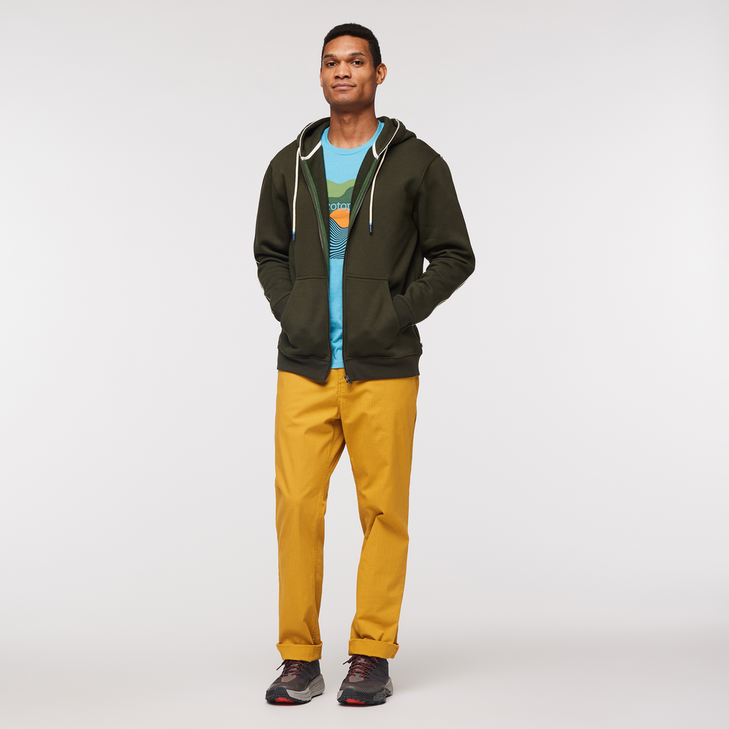 Do Good Organic Full-Zip Hoodie - Men's, Woods, Model Jason