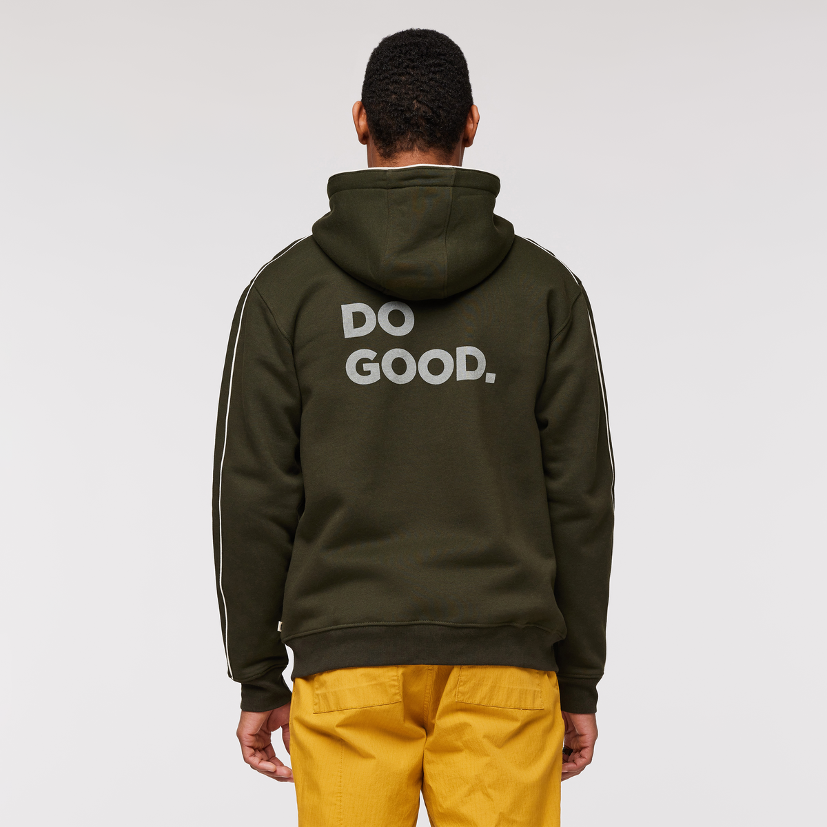 Do Good Organic Full-Zip Hoodie - Men's, Woods, Model Jason