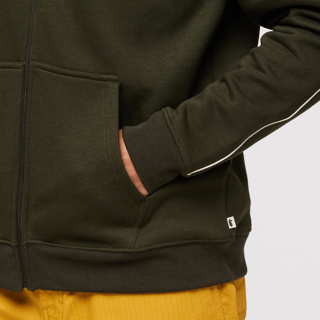 Do Good Organic Full-Zip Hoodie - Men's, Woods, Model Jason