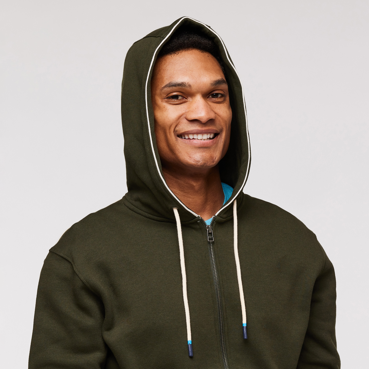 Do Good Organic Full-Zip Hoodie - Men's, Woods, Model Jason