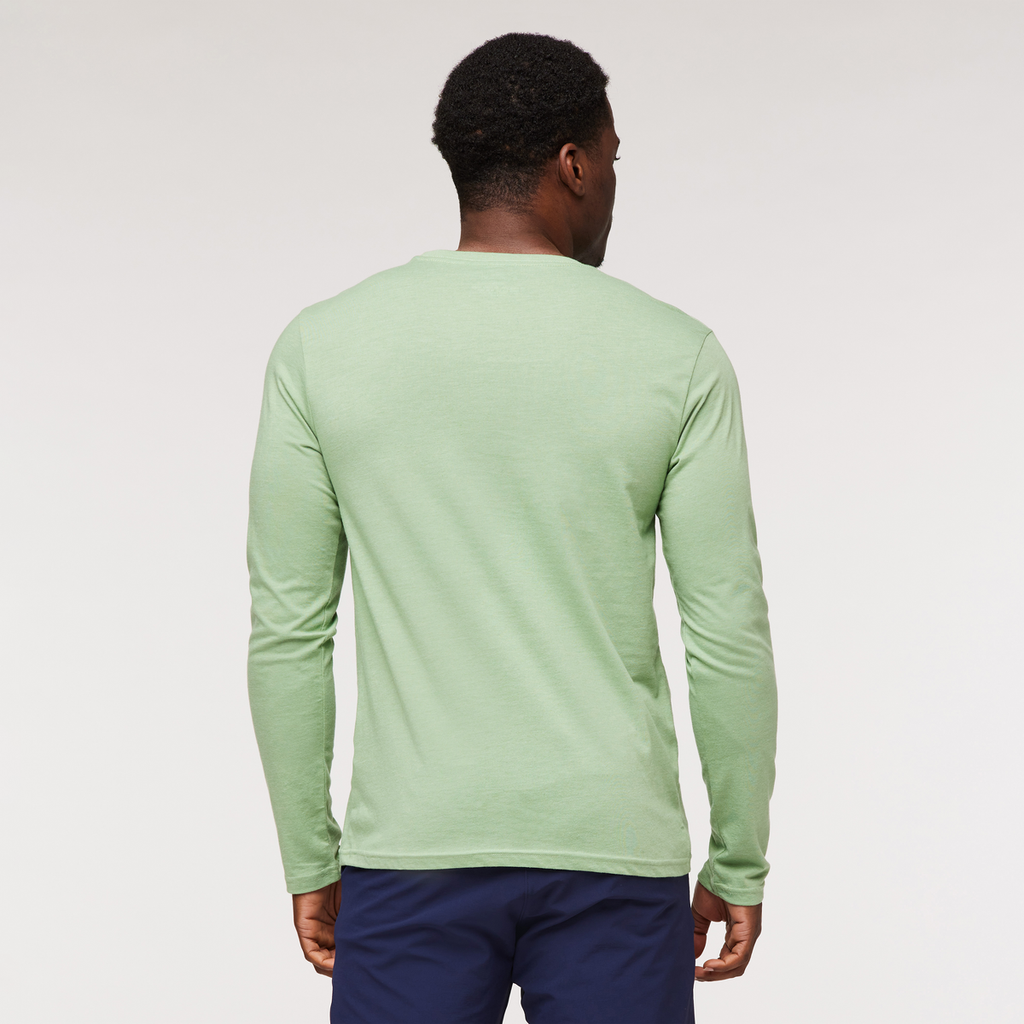 Do Good Organic Long-Sleeve T-Shirt, Aspen, Model Jeremy