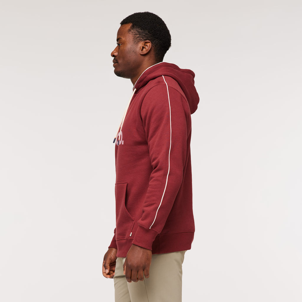 Do Good Pullover Hoodie - Men's, Burgundy, Model Jeremy