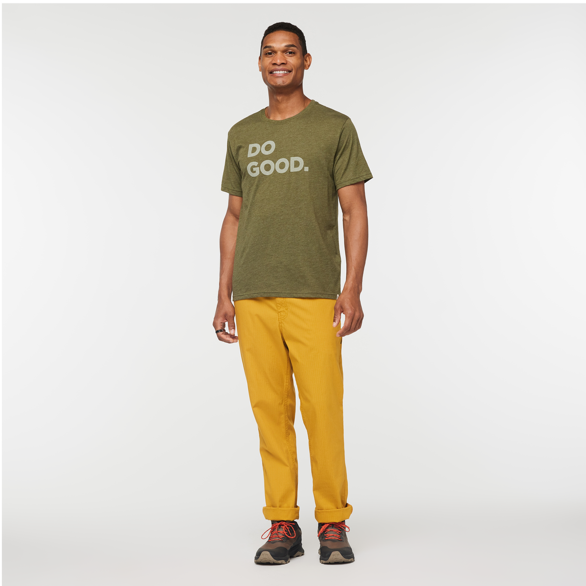 Do Good T-Shirt - Men's, Pine, Model Jason