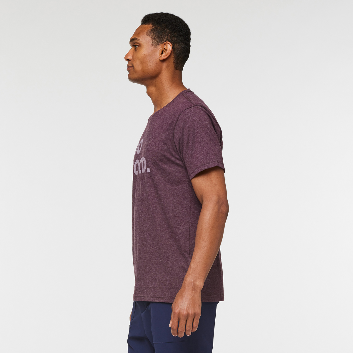 Do Good T-Shirt - Men's, Wine, Model Jason