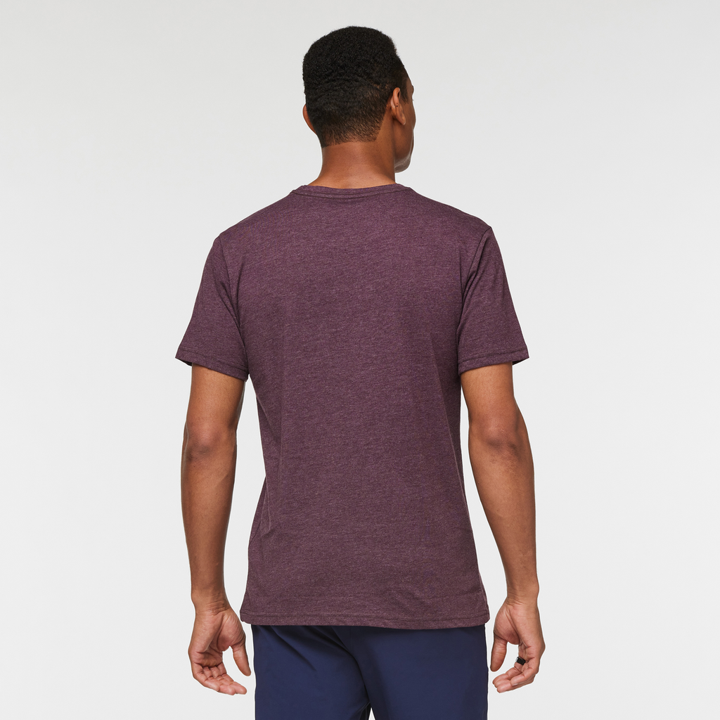 Do Good T-Shirt - Men's, Wine, Model Jason