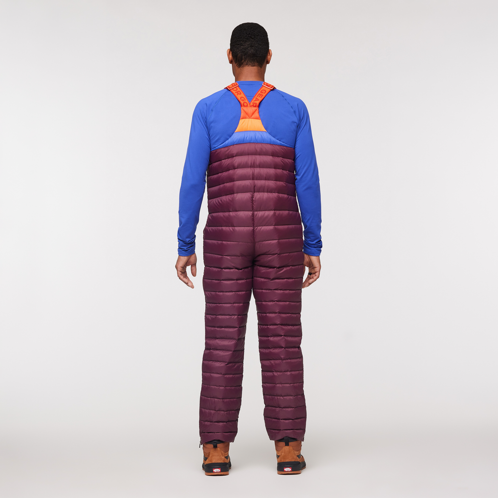 Fuego Down Overall - Men's, Wine Stripes, Model Jason