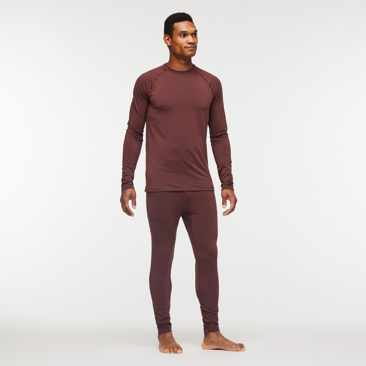 Liso Baselayer Pant - Men's, Chestnut, Model Jason