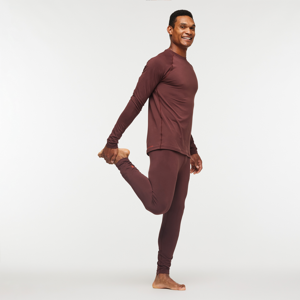 Liso Baselayer Pant - Men's, Chestnut, Model Jason