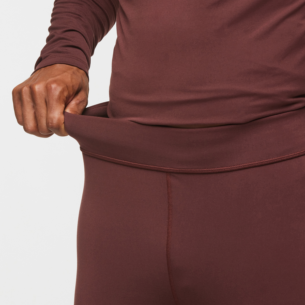 Liso Baselayer Pant - Men's, Chestnut, Model Jason