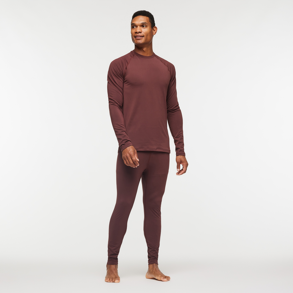 Liso Baselayer Top - Men's, Chestnut, Model Jason