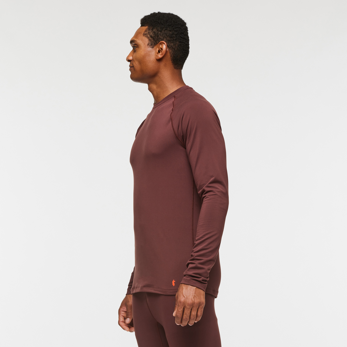 Liso Baselayer Top - Men's, Chestnut, Model Jason