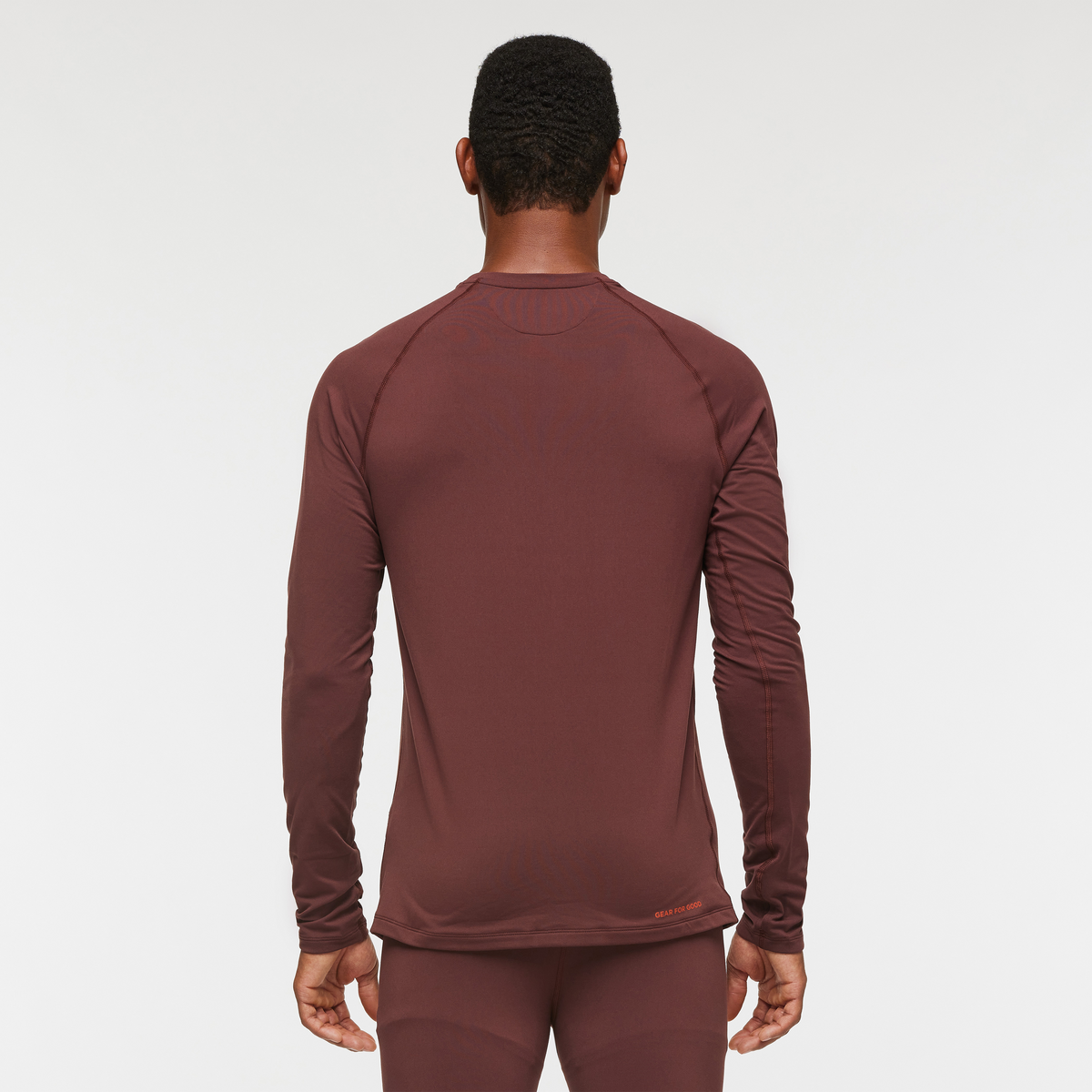 Liso Baselayer Top - Men's, Chestnut, Model Jason
