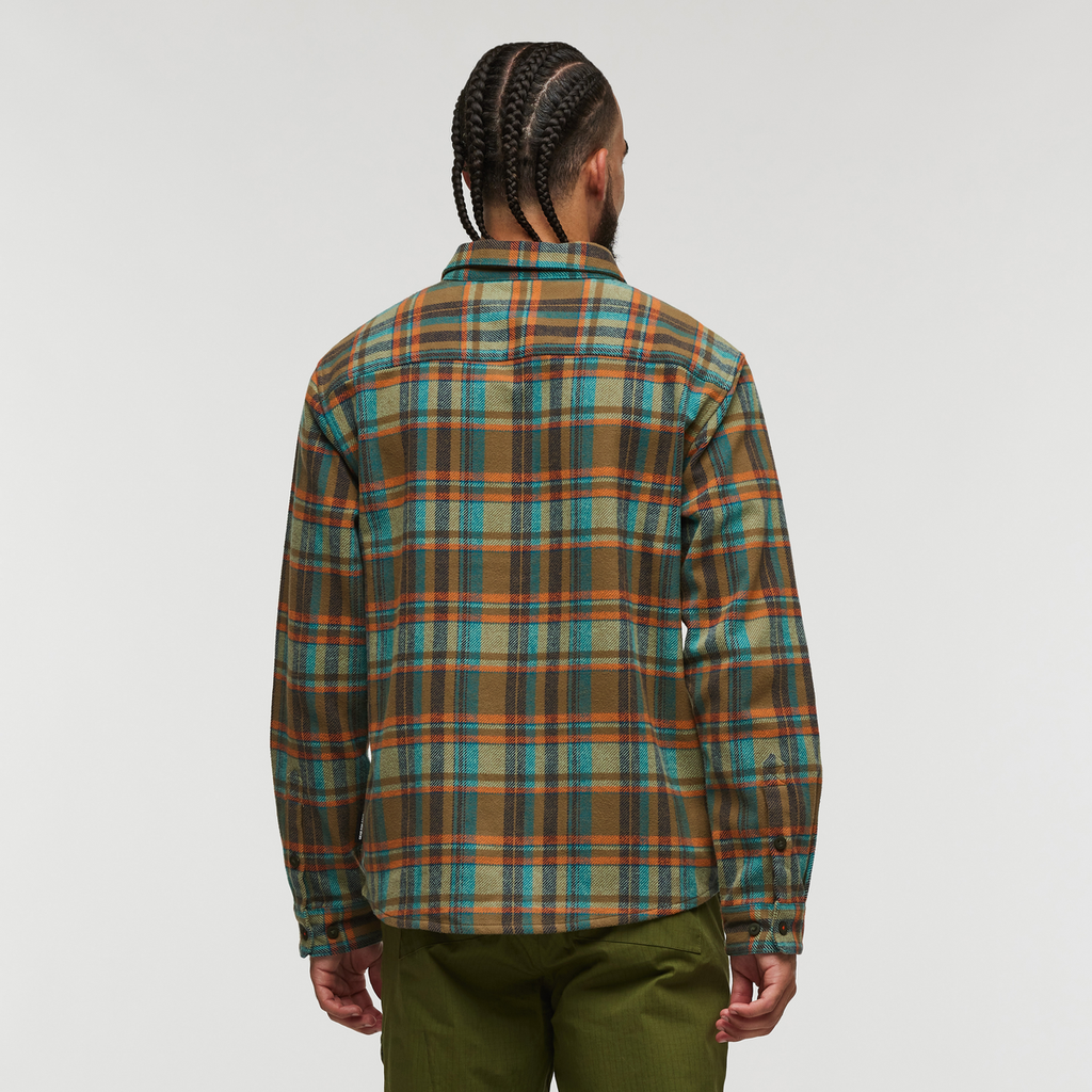 Mero Organic Flannel Shirt - Men's, Oak Plaid, Model Alex