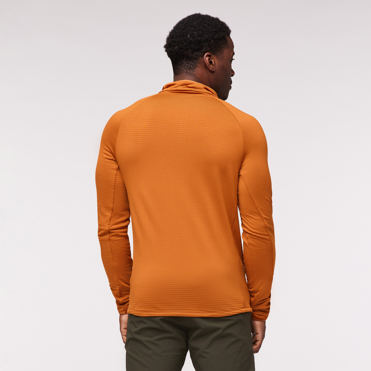 Otero Fleece Half-Zip Pullover - Men's, Sienna, Model Jeremy