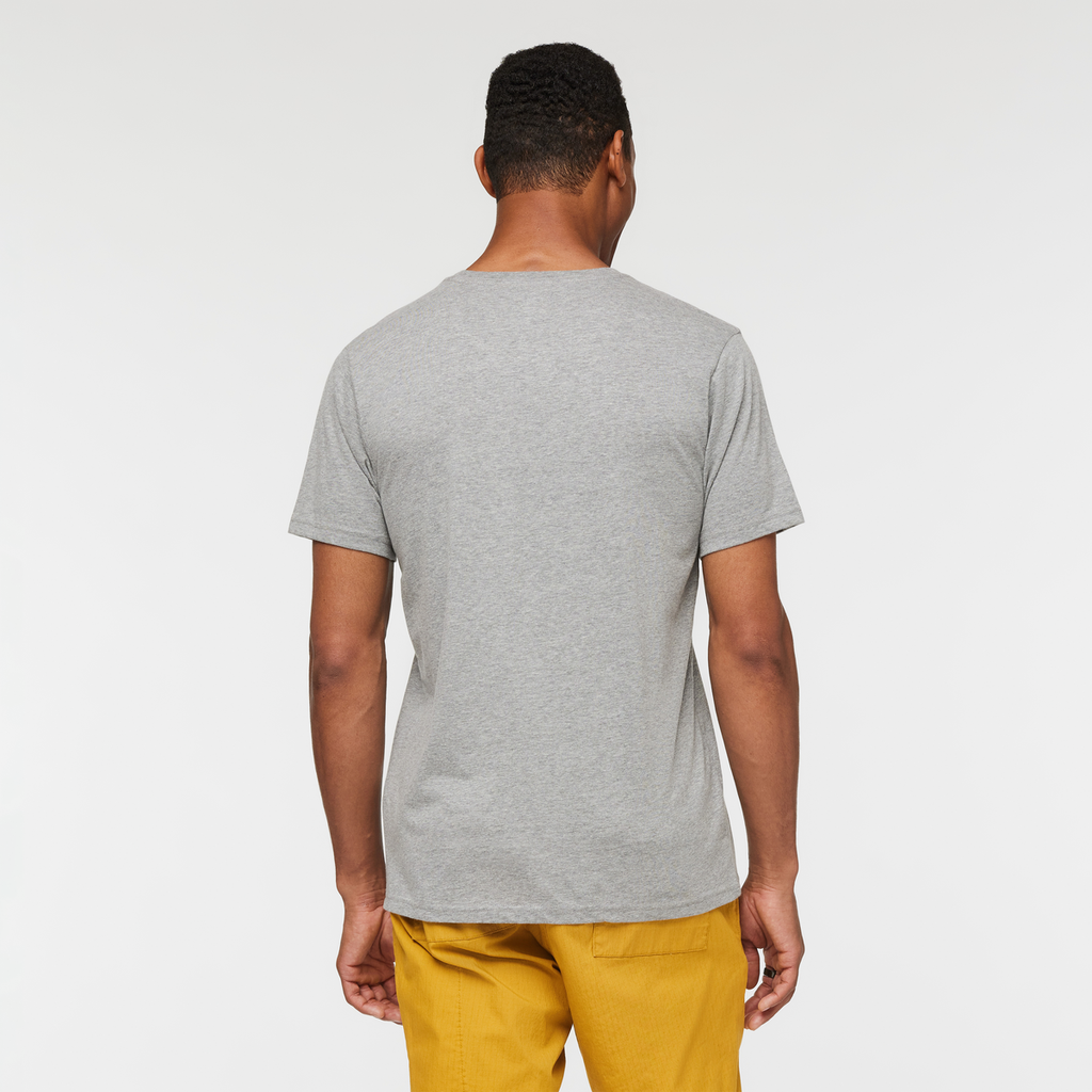 Rising Do Good Organic T-Shirt - Men's, Heather Grey, Model Jason