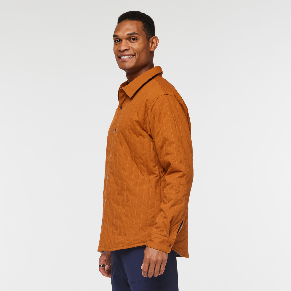 Salto Insulated Flannel Jacket - Men's, Saddle Plaid, Model Jason