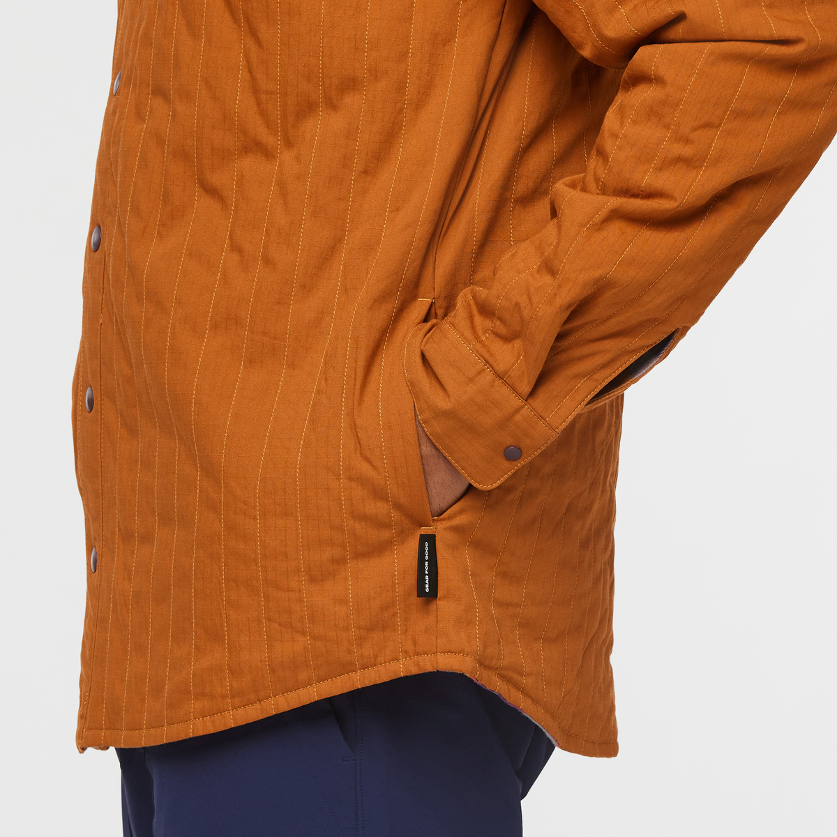 Salto Insulated Flannel Jacket - Men's, Saddle Plaid, Model Jason