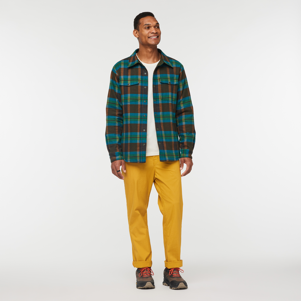 Salto Insulated Flannel Jacket - Men's, Woods Plaid, Model Jason