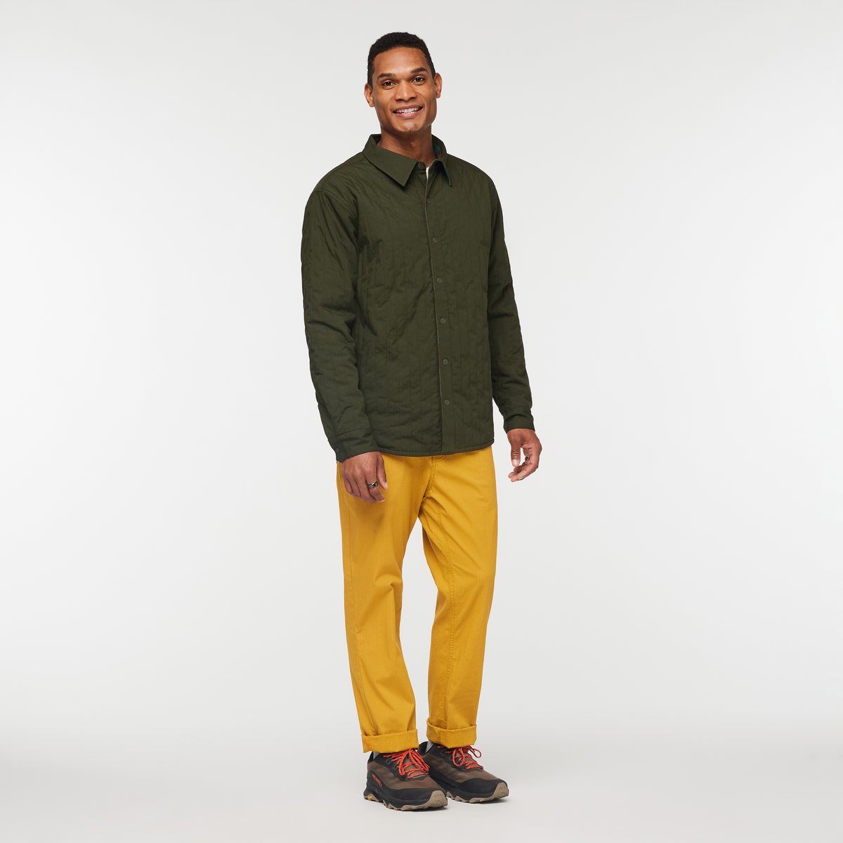 Salto Insulated Flannel Jacket - Men's, Woods Plaid, Model Jason
