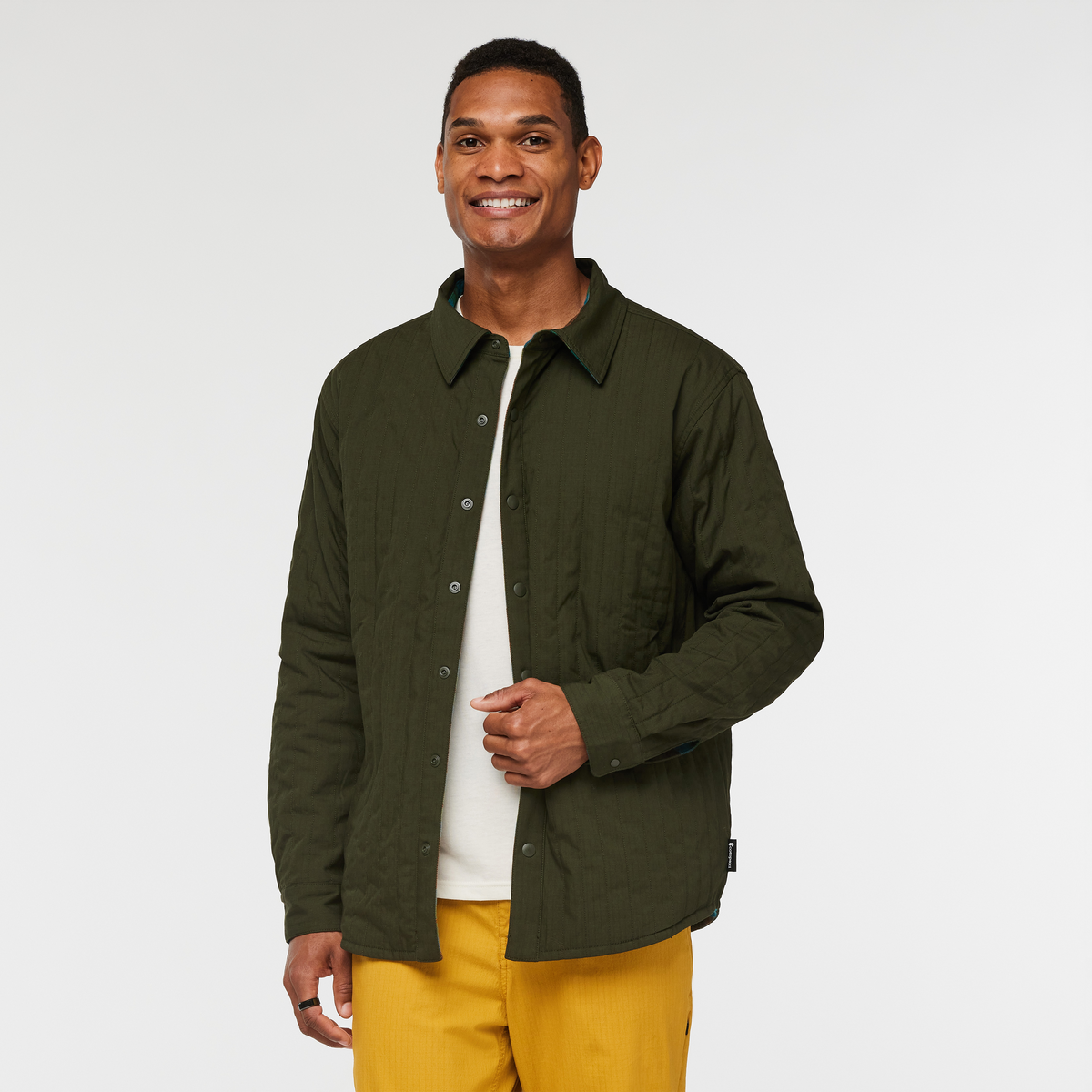 Salto Insulated Flannel Jacket - Men's, Woods Plaid, Model Jason